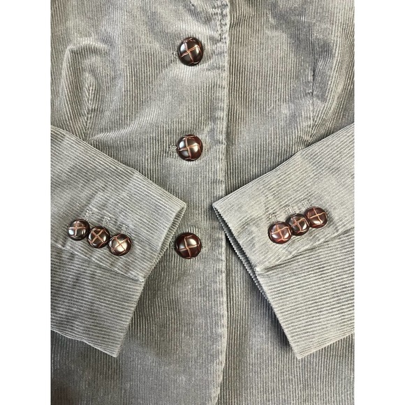 Boden Jacket - Gray Corduroy Boden Blazer | Size 12 - Picture 6 of 10